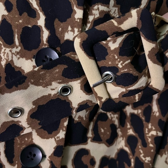 Charlotte Russe Leopard Print Long Sleeve Dress - Picture 3 of 5